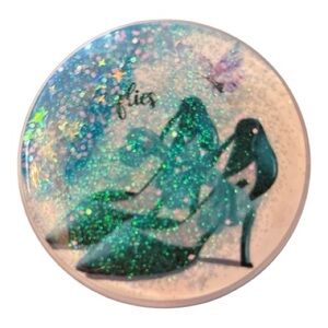 Glittery High Heels Compact Mirror